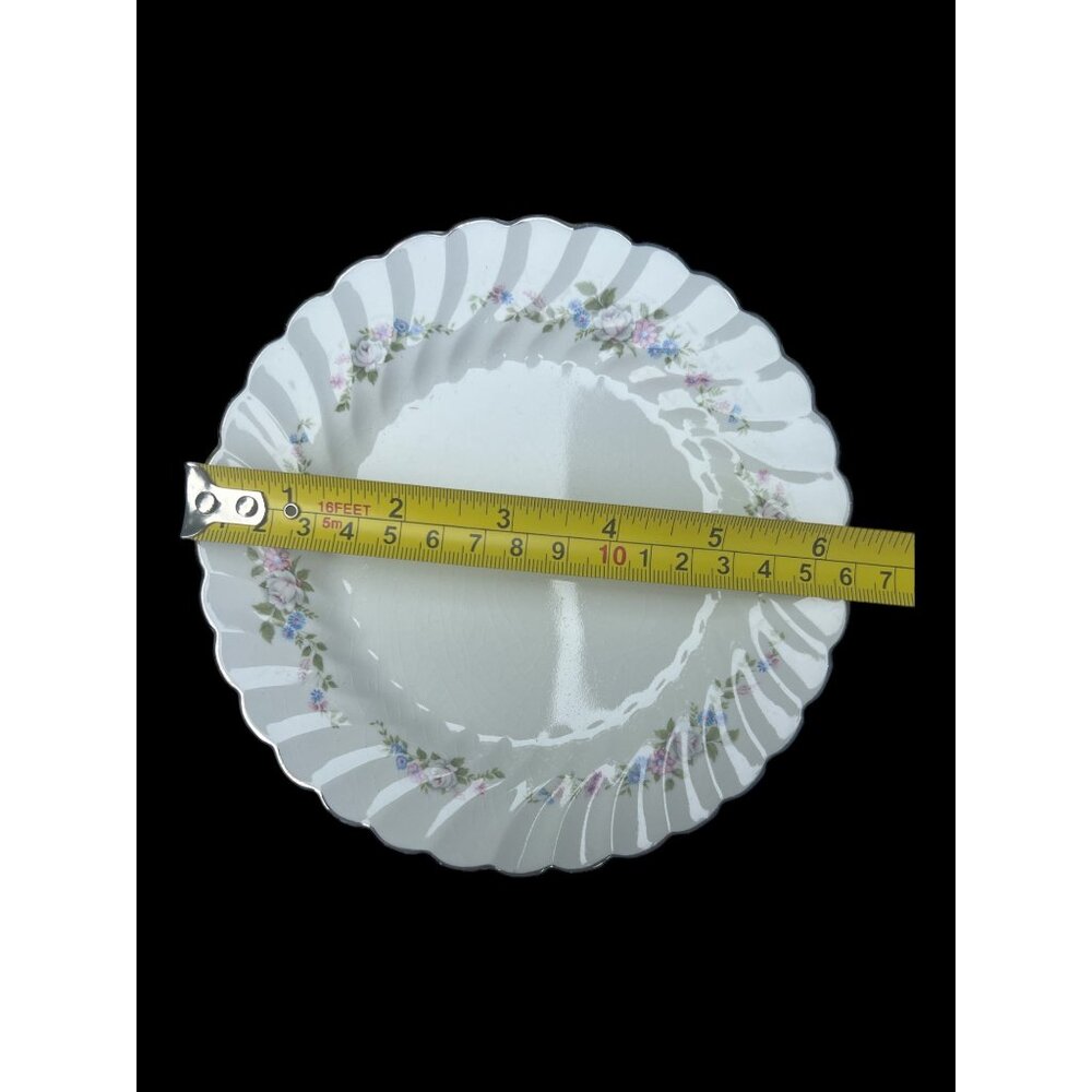 Johnson Bros Sovereign Potter Ironstone Floral Salad Plates Set Of 4 English - Picture 2 of 5